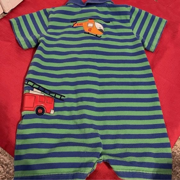 Okie Dokie Vintage~Y2K Set Of Two Bodysuit With Matching Hat Size 18Month - Picture 7 of 16